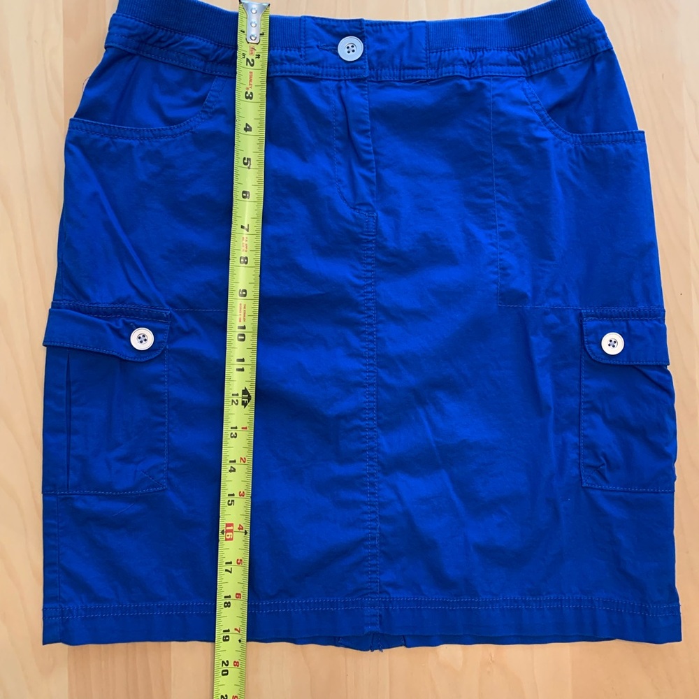 Chico's Vibrant Blue Mini Skirt